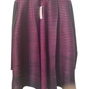 Striped Pink and Black Cardigan